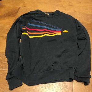 Cute charcoal Aviation Nation pullover sweater.
